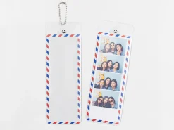 4 Cut Slim Photo Holder Key Chain