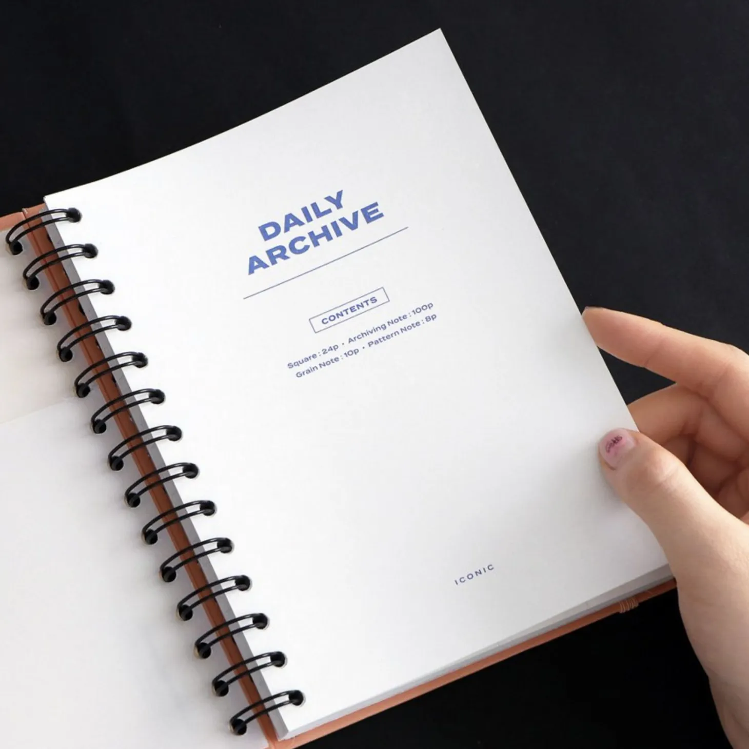 Daily Archive Spiral Notebook
