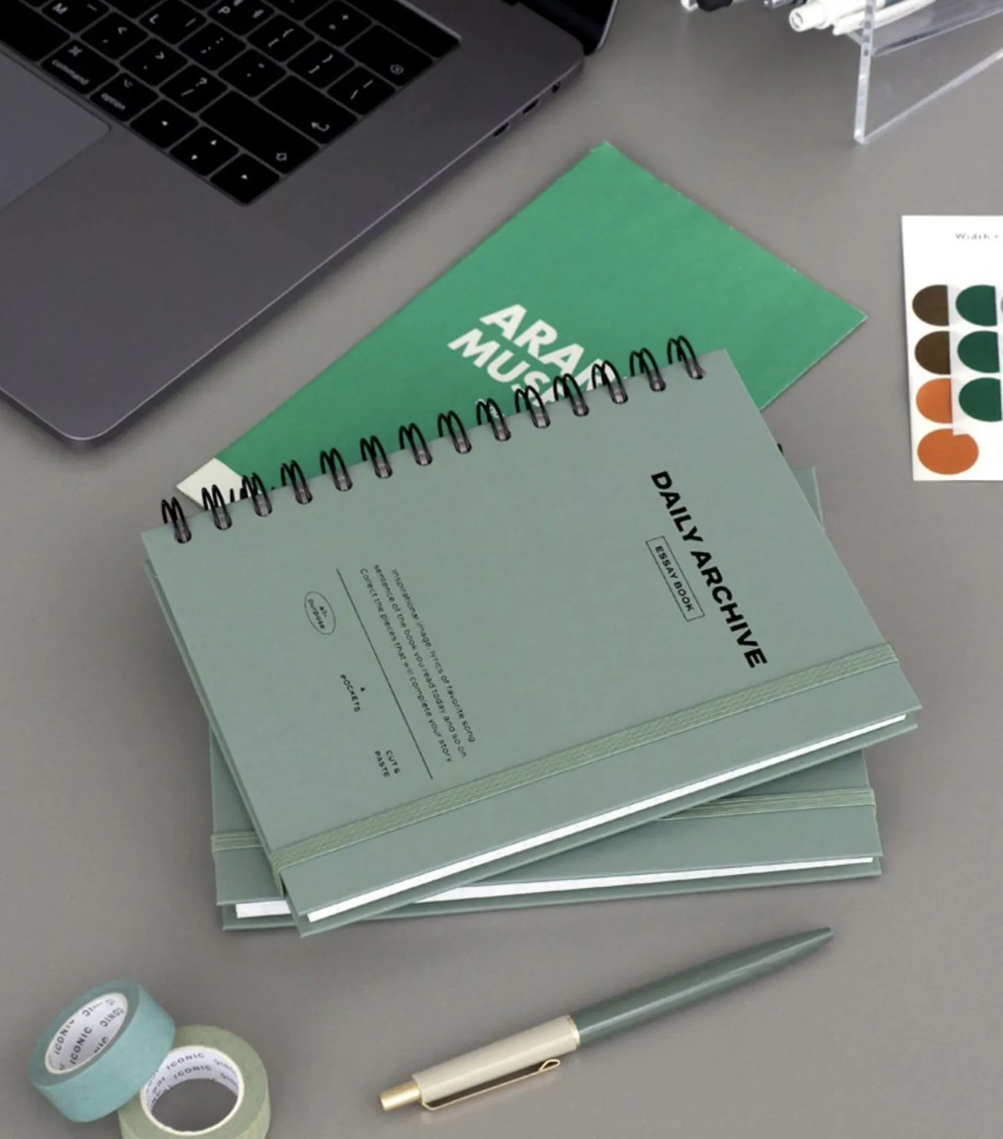 Daily Archive Spiral Notebook
