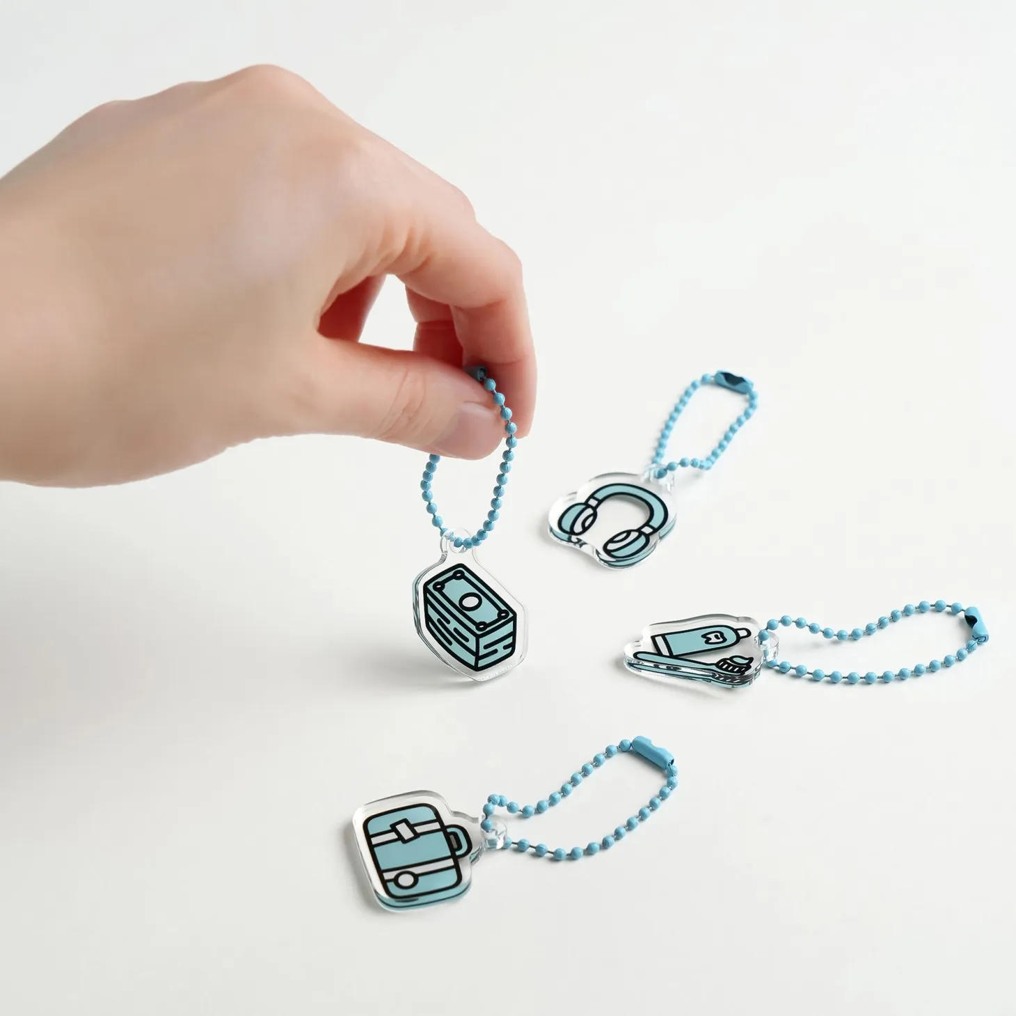 Daily Mono Acrylic Key Chain