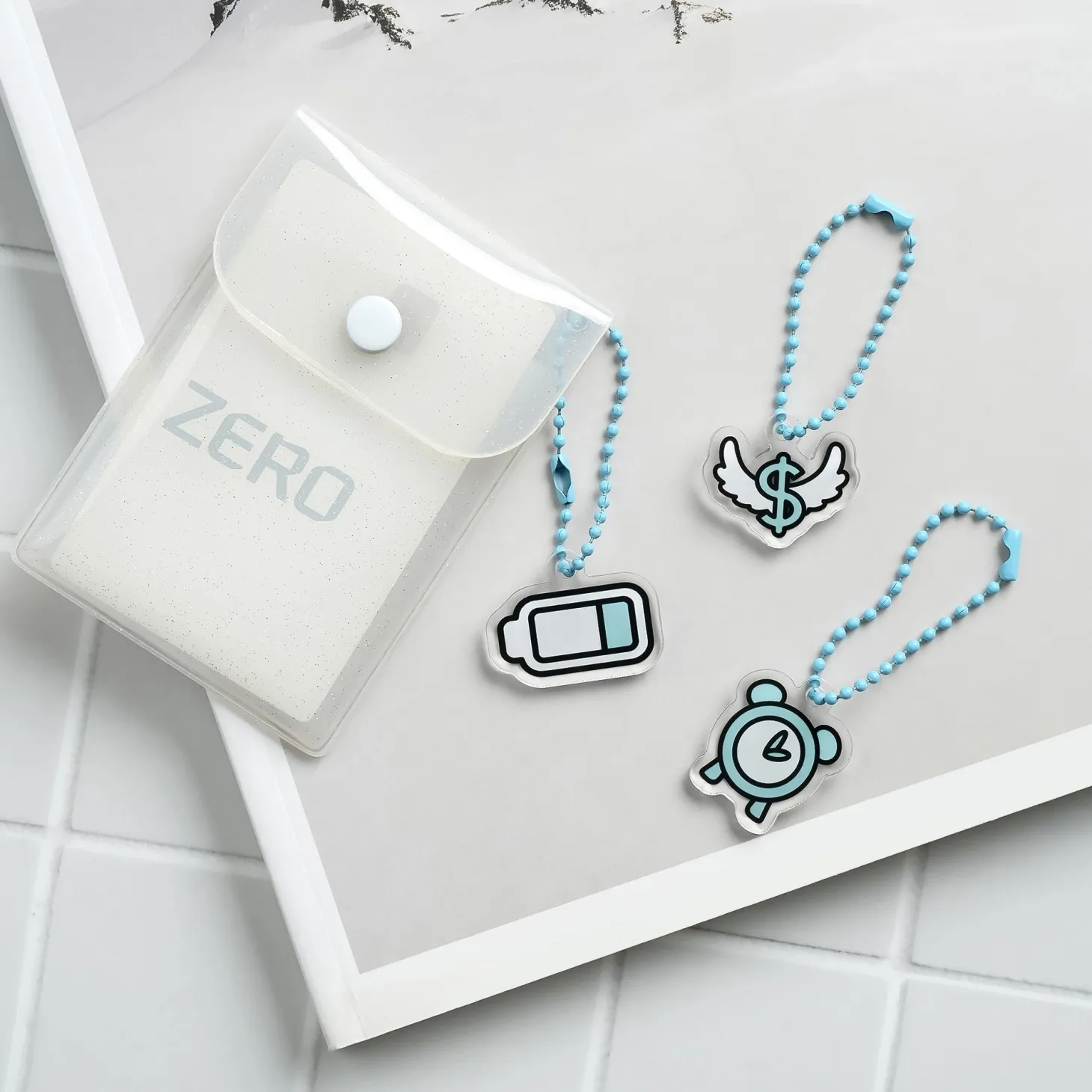 Daily Mono Acrylic Key Chain