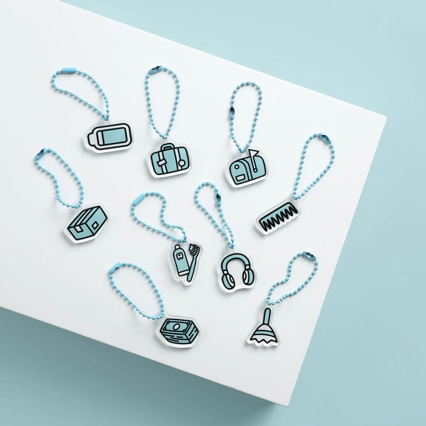 Daily Mono Acrylic Key Chain