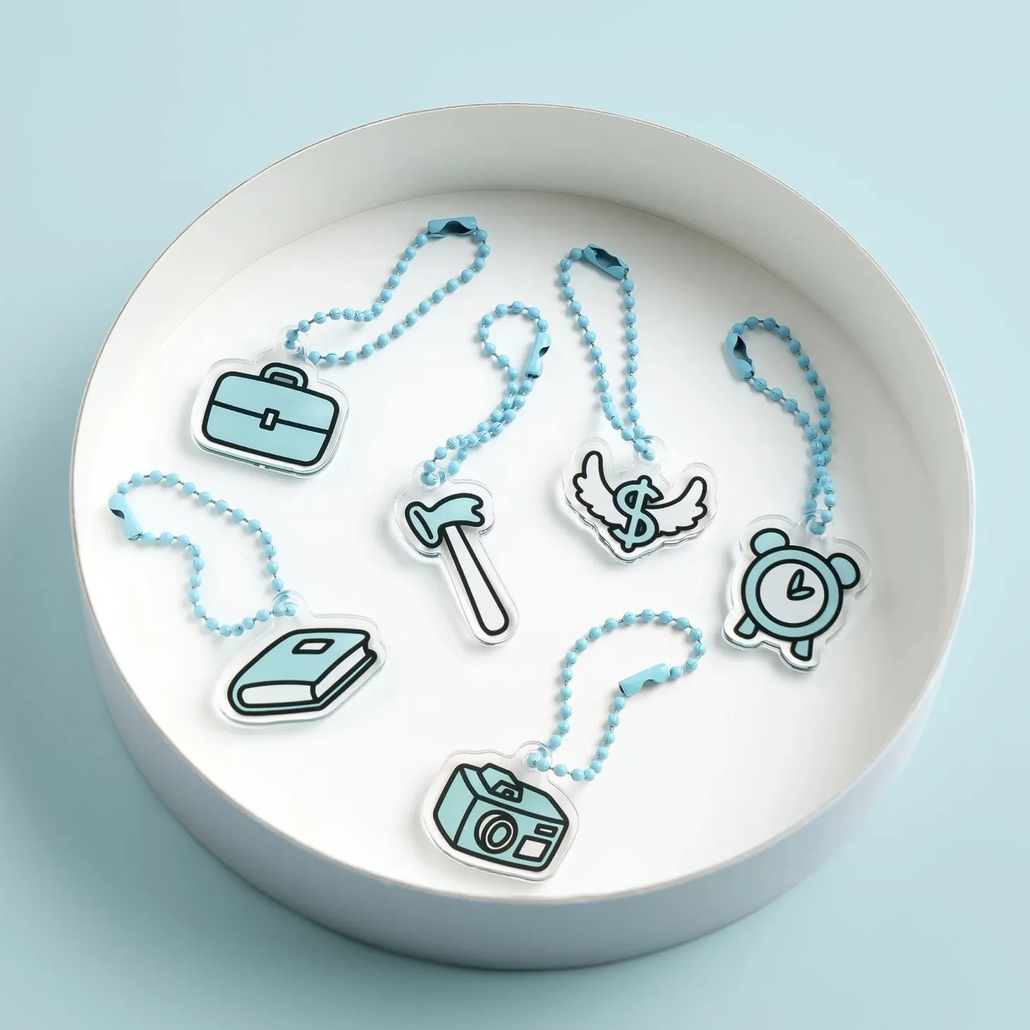 Daily Mono Acrylic Key Chain