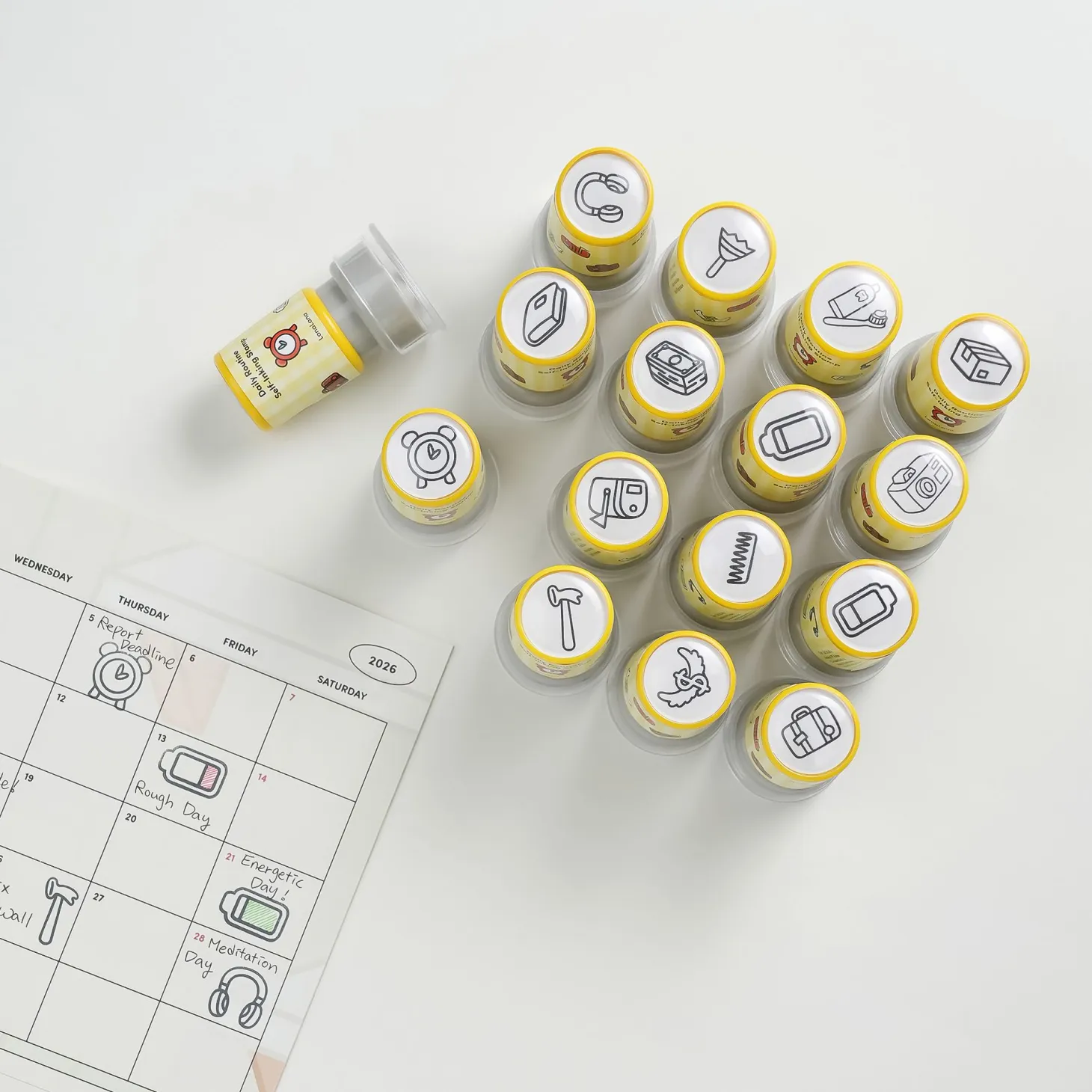 Daily Routine Self-inking Stamp