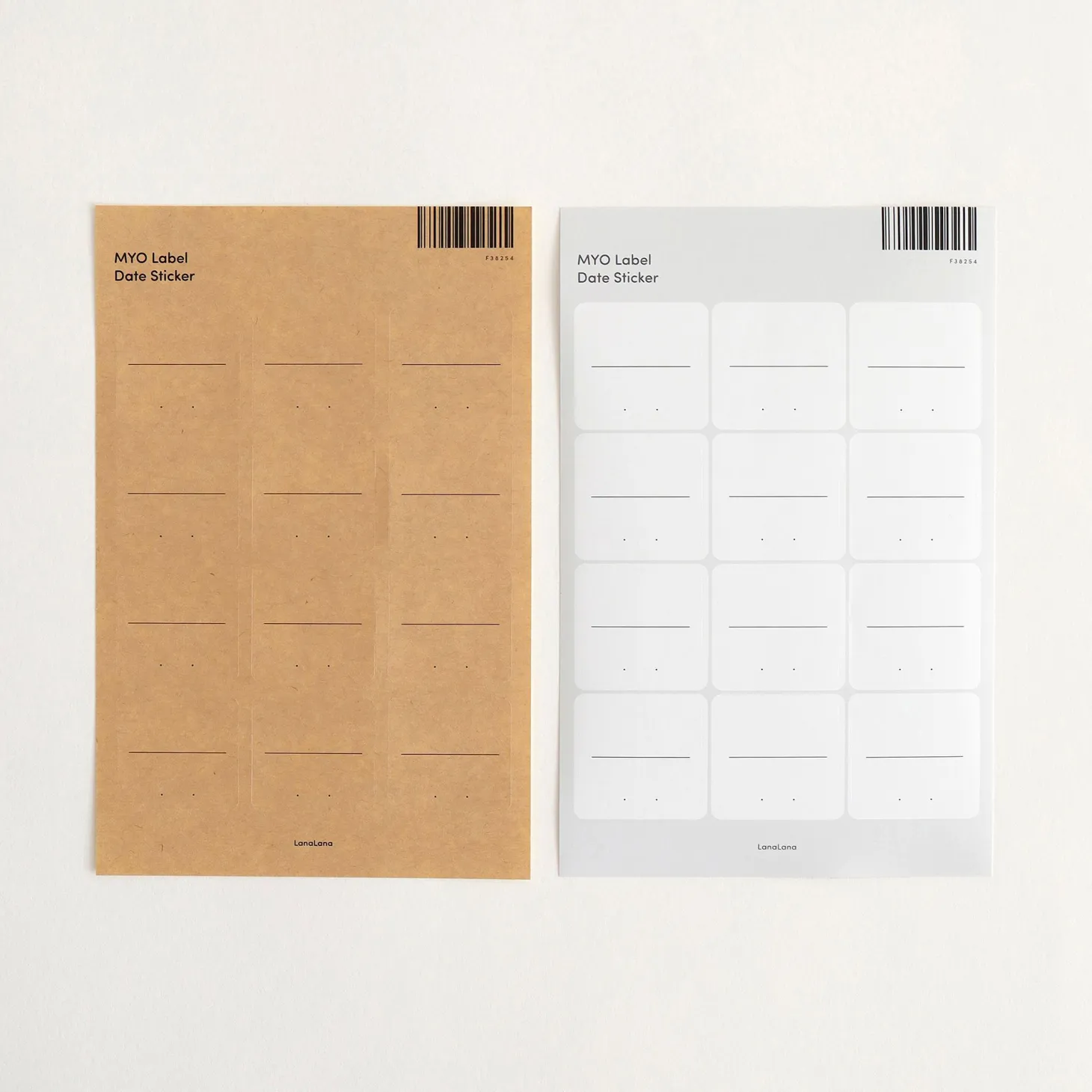 Date Label Sticker Set