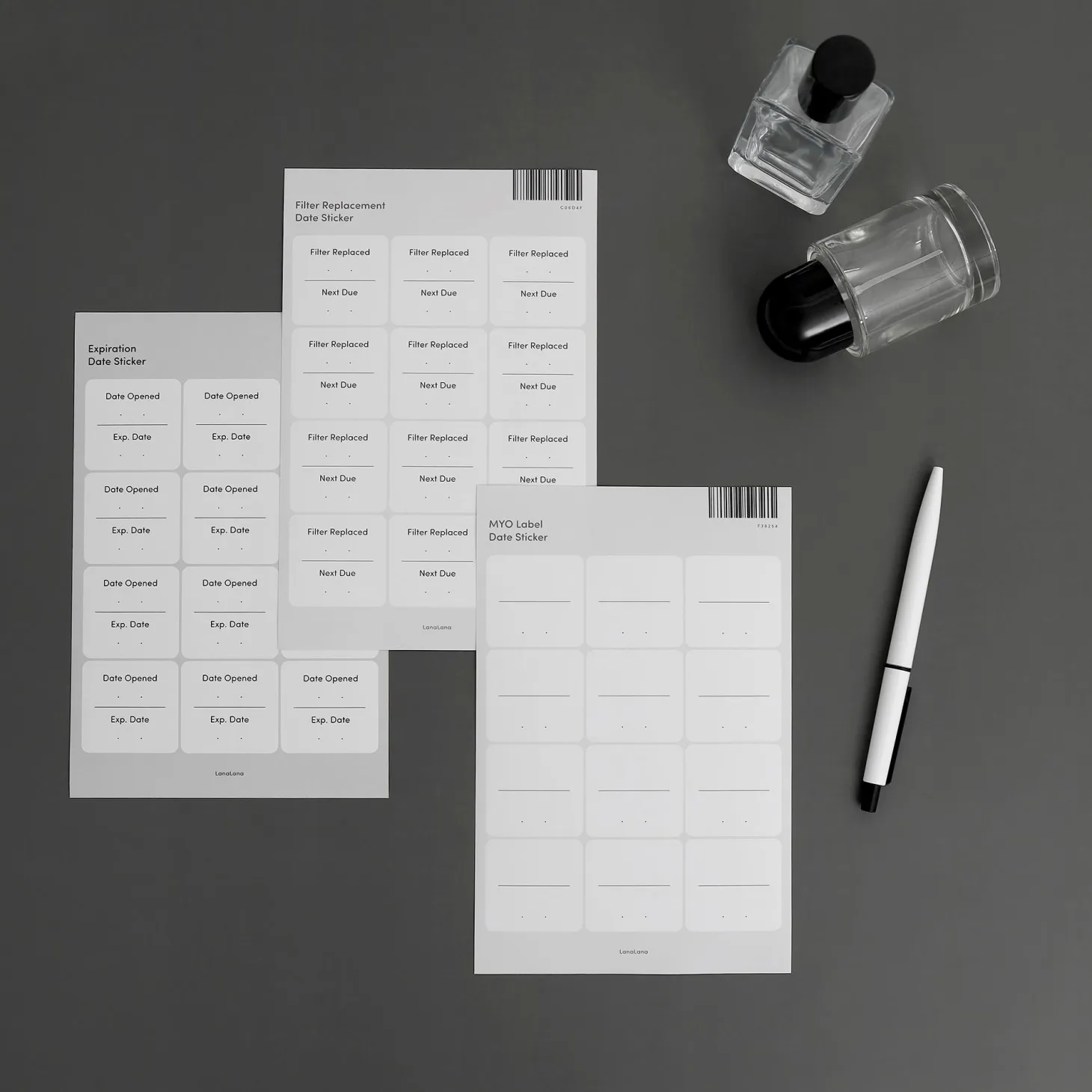 Date Label Sticker Set