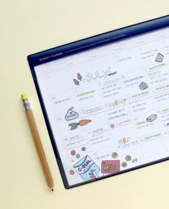 Dateless A4 Monthly Desk Pad