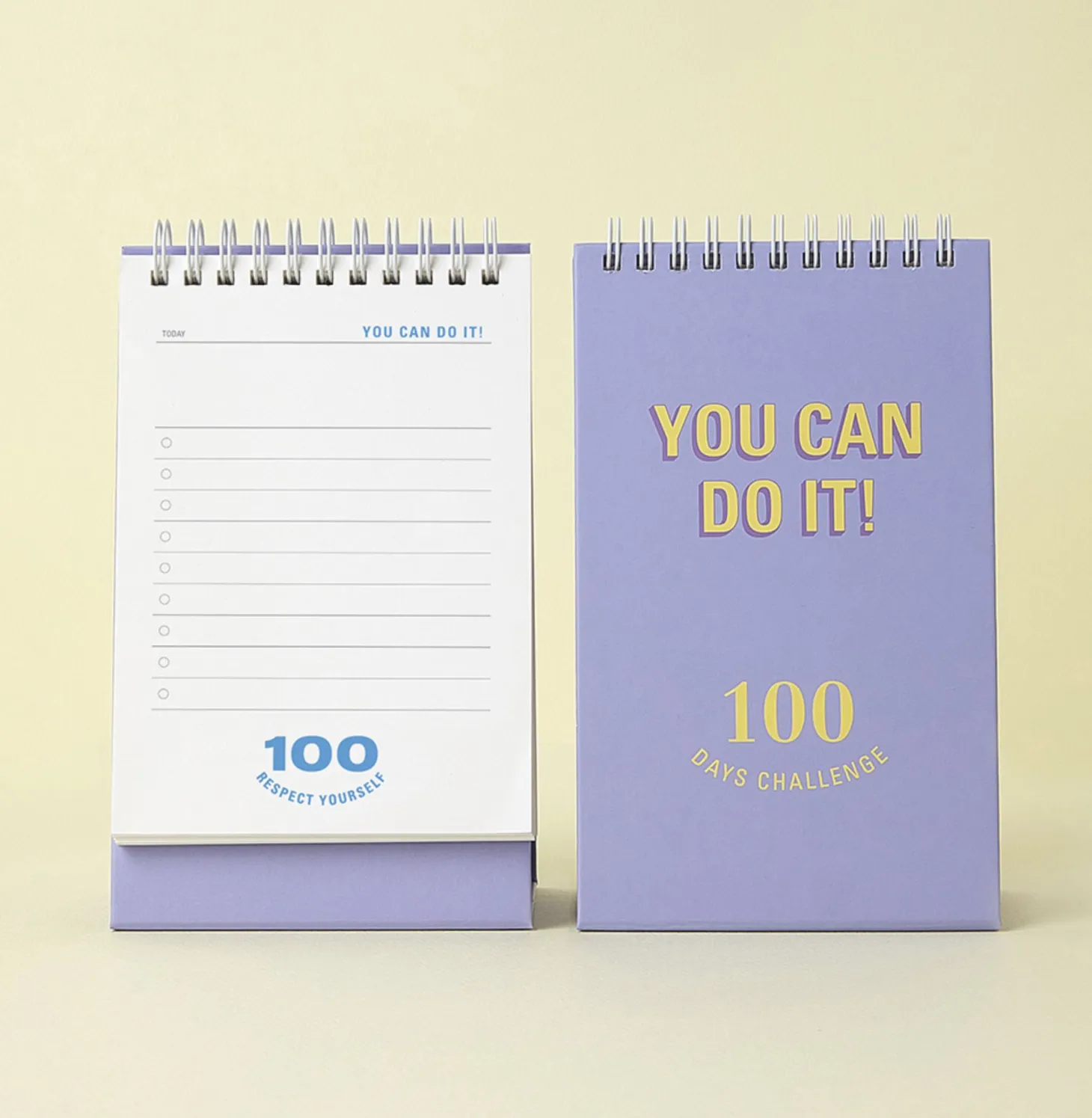 100 Days Challenge Desk Planner