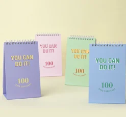 100 Days Challenge Desk Planner