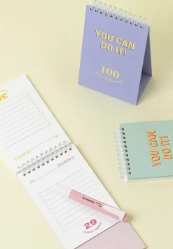 100 Days Challenge Desk Planner