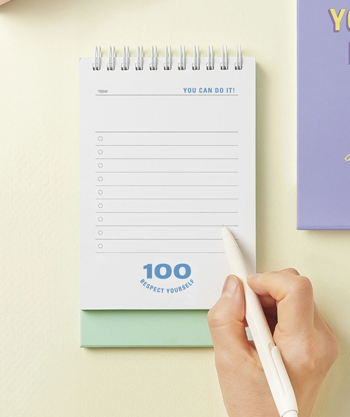 100 Days Challenge Desk Planner