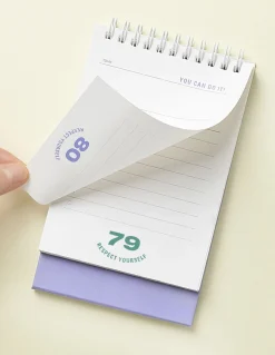 100 Days Challenge Desk Planner