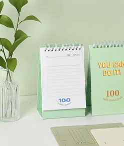 100 Days Challenge Desk Planner