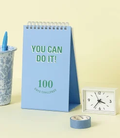 100 Days Challenge Desk Planner