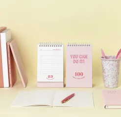 100 Days Challenge Desk Planner