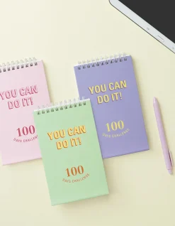 100 Days Challenge Desk Planner