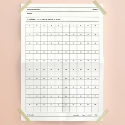 100 Days Goal Planning Sheet