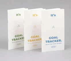 30 Days Goal Tracking Slim Notebook