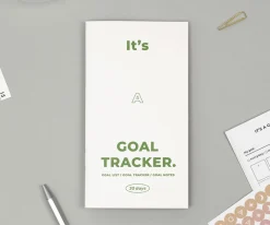 30 Days Goal Tracking Slim Notebook