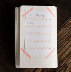 35 days Habit Tracker Memo Pad