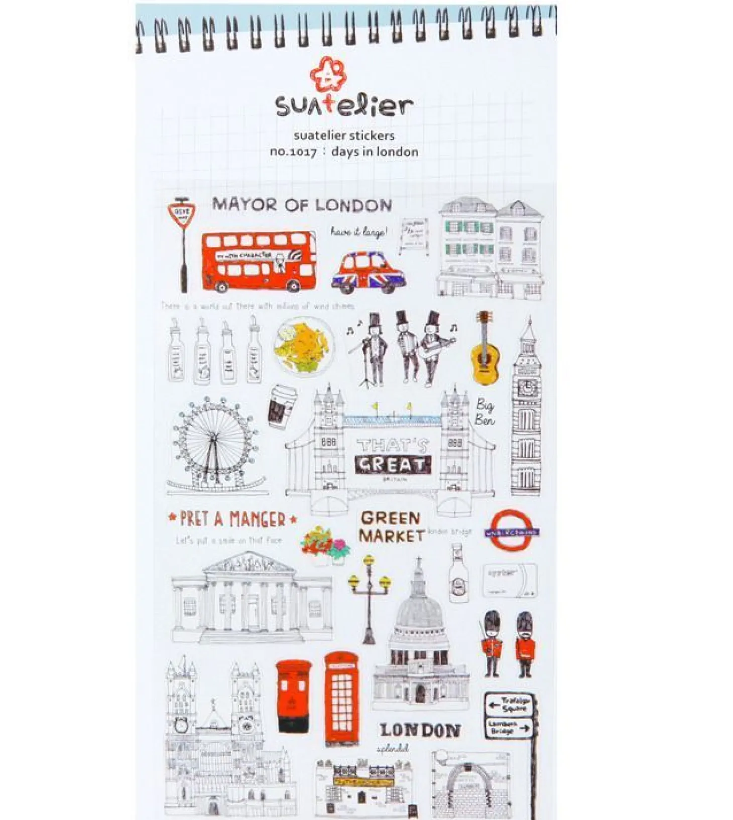 Days in London Deco Sticker