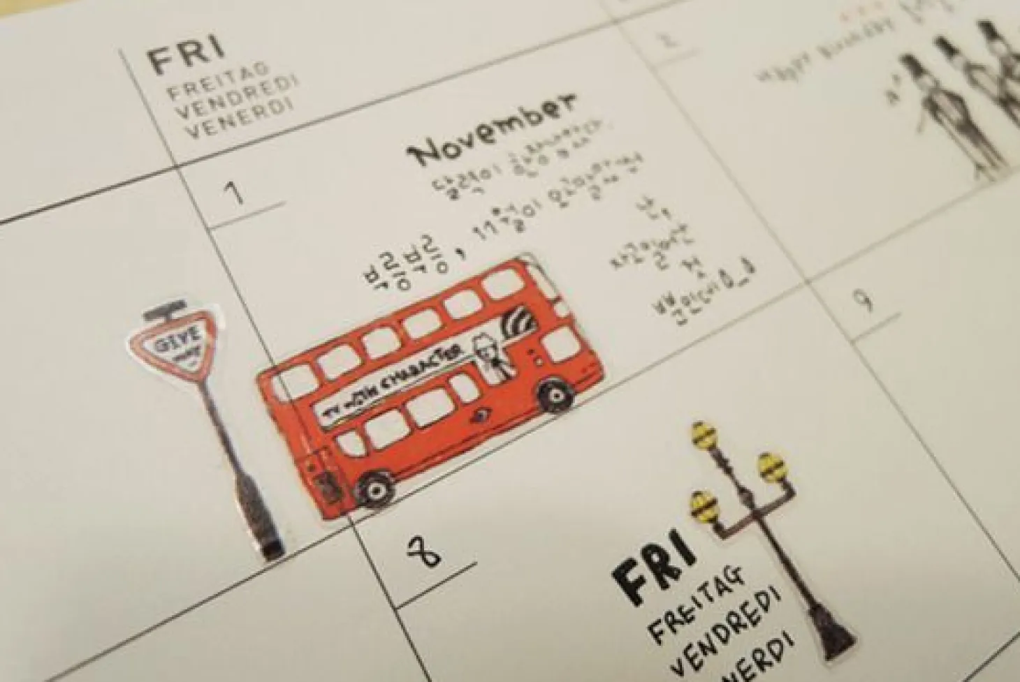 Days in London Deco Sticker