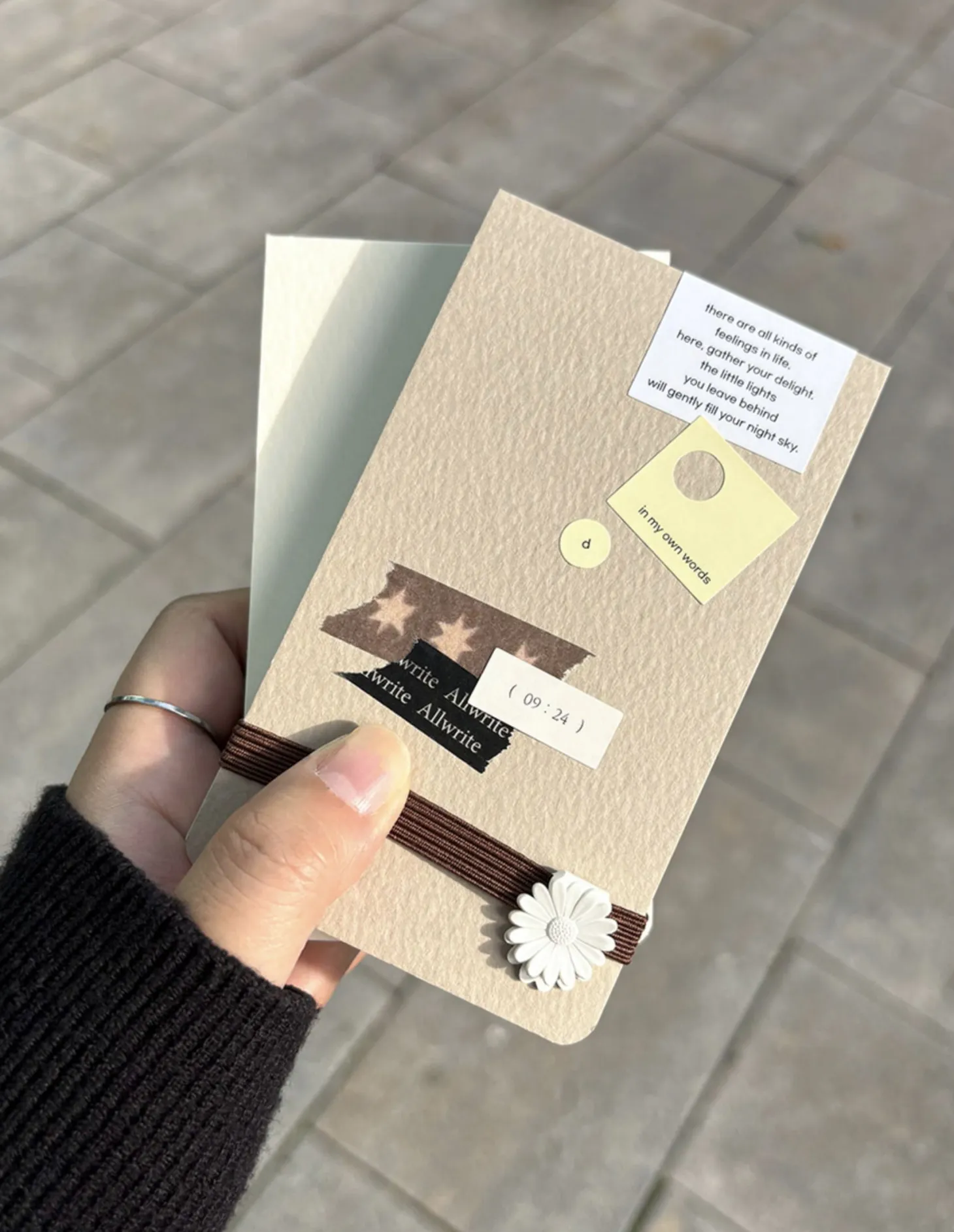 Delight Log Mini Notebook
