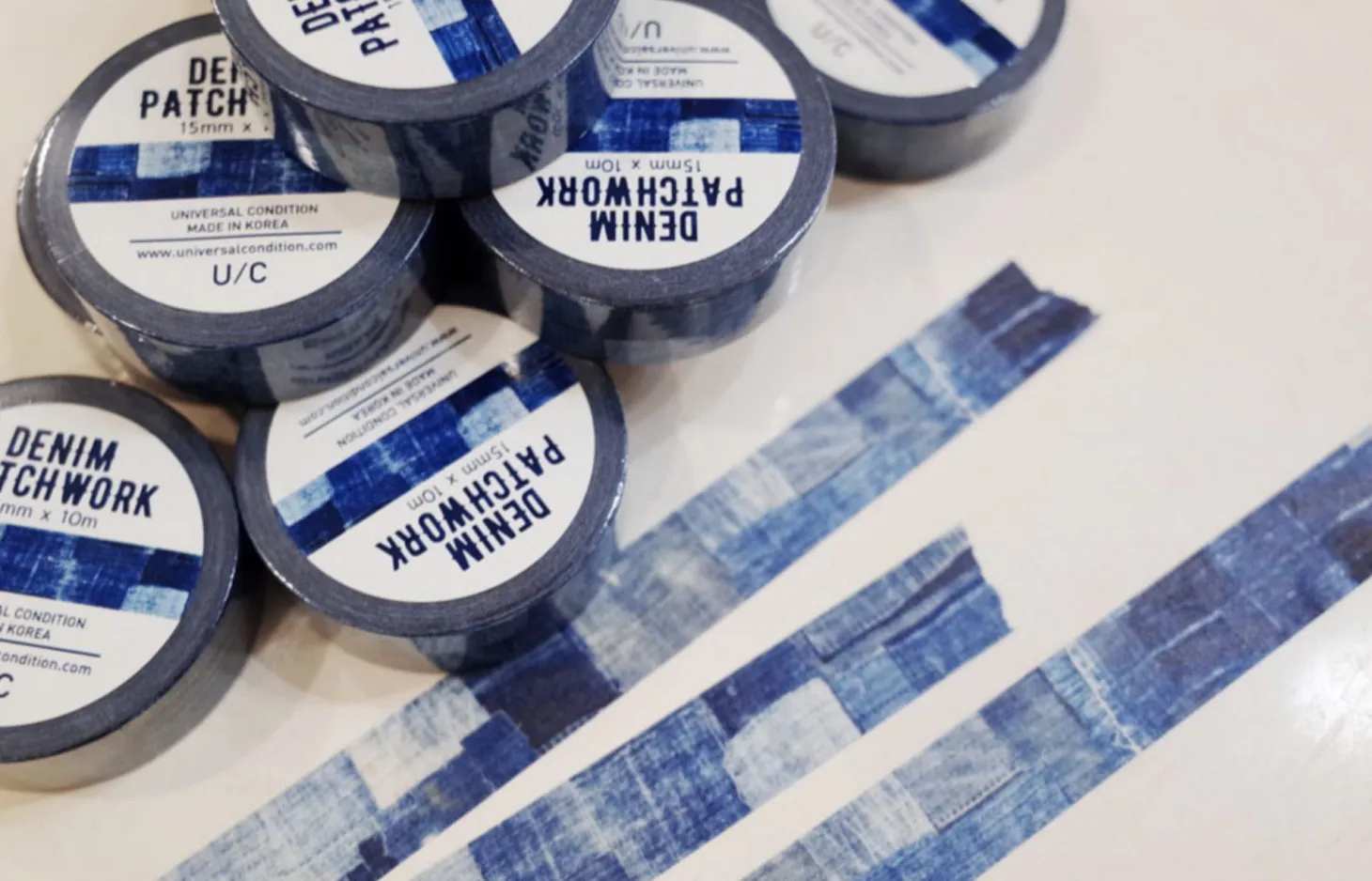 Denim Patchwork Masking Tape
