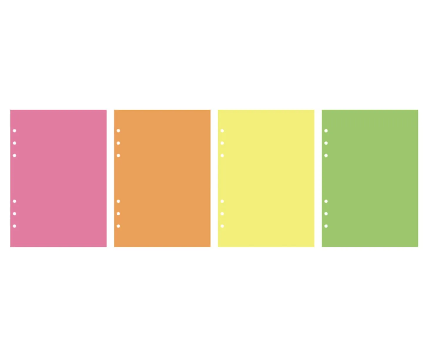 Designer’s Color 6 Ring A5 Note Refill