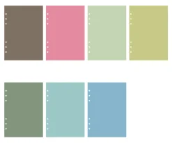 Designer’s Color 6 Ring A5 Note Refill
