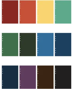 Designer’s Color 6 Ring A5 Note Refill