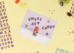 3D Fun Mix Alphabet Removable Sticker