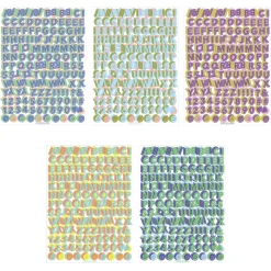 3D Fun Mix Alphabet Removable Sticker