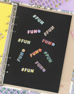 3D Fun Mix Alphabet Removable Sticker