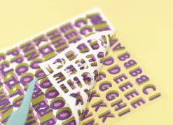 3D Fun Mix Alphabet Removable Sticker