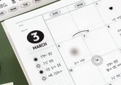 Diary Date Sticker Set