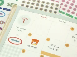 Diary Date Sticker Set