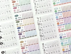Diary Date Sticker Set