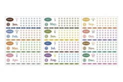 Diary Date Sticker Set
