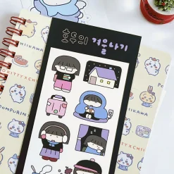 Dino & Hodu Winter Story Sticker