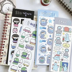Dino & Hodu Winter Story Sticker