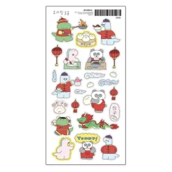 Dino's Daily Life Deco Sticker