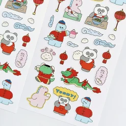 Dino's Daily Life Deco Sticker