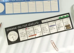 DND Weekly Schedule Notepad