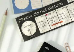 DND Weekly Schedule Notepad