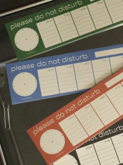 DND Weekly Schedule Notepad