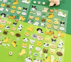 Dog Friends Puffy Sticker
