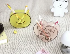 Doodle Acrylic Pen Holder
