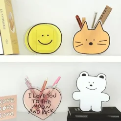 Doodle Acrylic Pen Holder