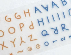 Doodle Alphabet Kiss Cut Deco Tape